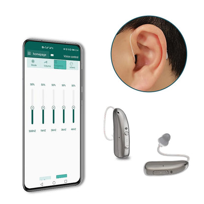Smart Self-Adapting Bluetooth Hearing Aids (App-Controlled)