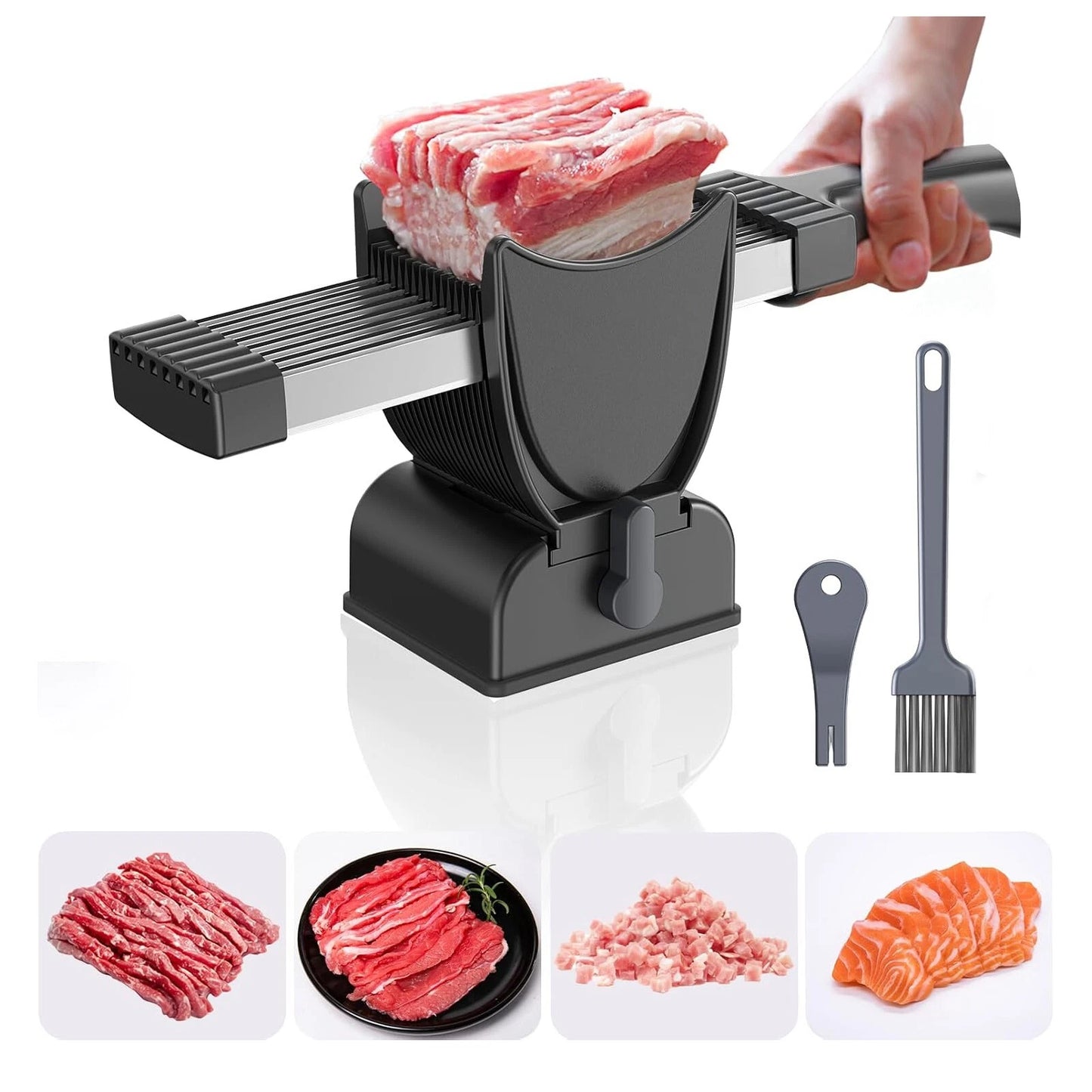 Meat slicer, potato slicer